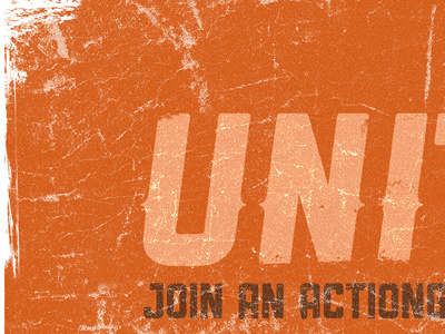 Unite Poster #1 for actiongroups actionchurch actiongroups community grunge public gothic ranger small groups