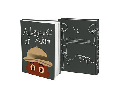 Ajani Book black books book childrens books design graphic design illustration