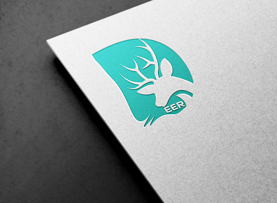 Deer minimalist logo