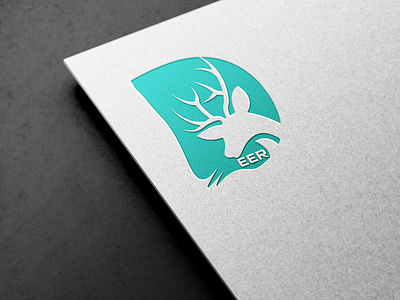 Deer minimalist logo