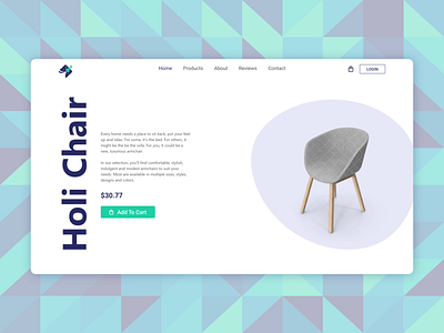 Furniture landing page branding chair creative design ecommerce furniture furniture web design graphic design hero hero section illustration interior landing page landing section minimalist online store ui ux web web design website design