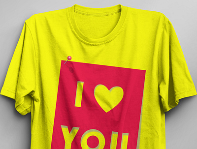 I LOVE YOU TTSHIRT DESIGN