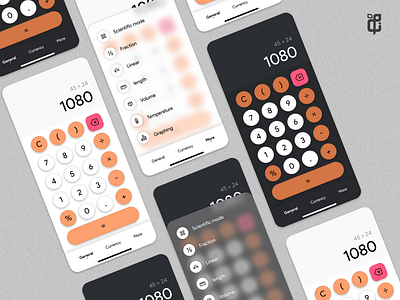 Calculator UI Design by Muhammad Najib RB on Dribbble