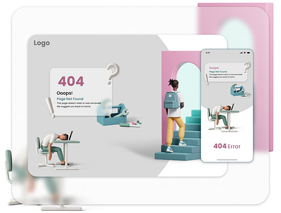 Daily UI Day 008 : 404 Page UI Design ui