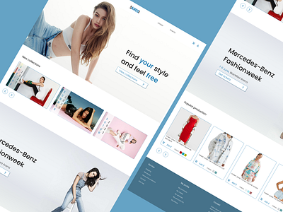 Fashion Website UI branding clothing design e comerce fashion graphic design landing page logo product design trending ui ux