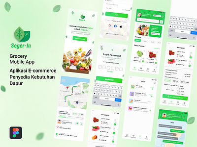 Seger-In : Grocery App app branding design food mobile sayur ui uiux