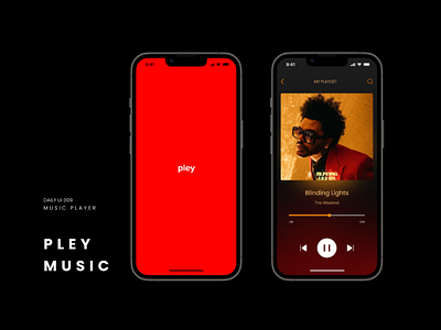 Music app Player Design