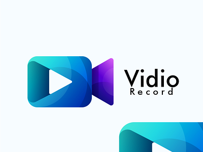 vidiorecord logo design new concept