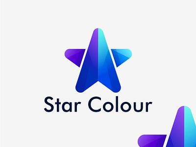 starcolour design logo concept app branding design icon illustration logo typography ui ux vector
