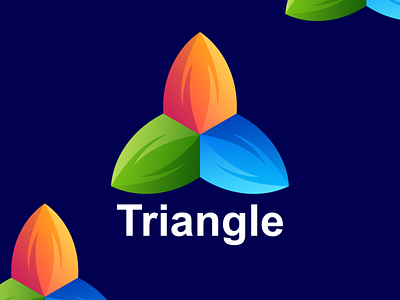 Triangle logo design app branding design icon illustration logo typography ui ux vector