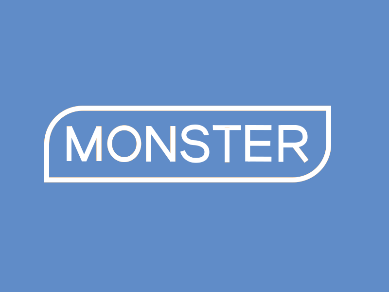 Monster Animation after art blue color effetcs line motion