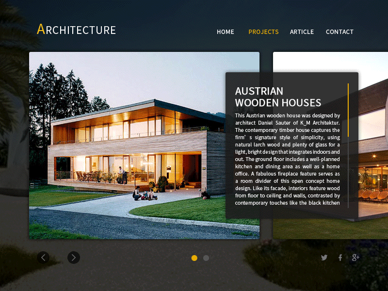 A Slide Effect Again after effect animated architechture gif interaction motion shopping ui