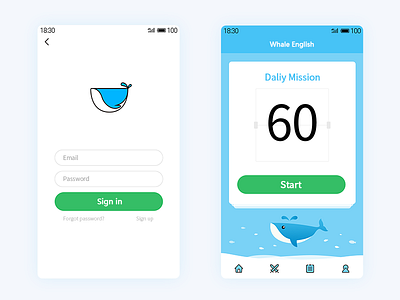 An Study App app clean study ui whale