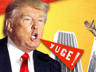 Yuge digital illustration graphic design illustration