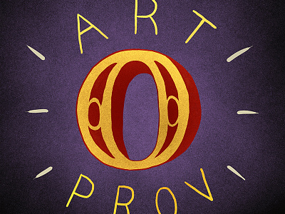 Logo for Artoprov design hand lettering illustration kyle brush lettering