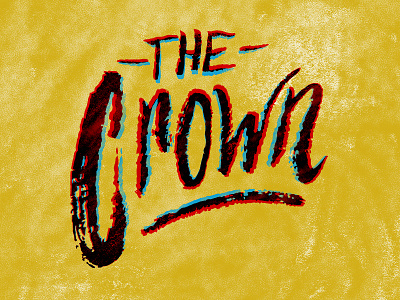 The Crown hand lettering illustration typography