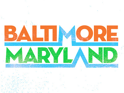 Draplin Baltimore Type Experiment aaron draplin graphic design lettering typography