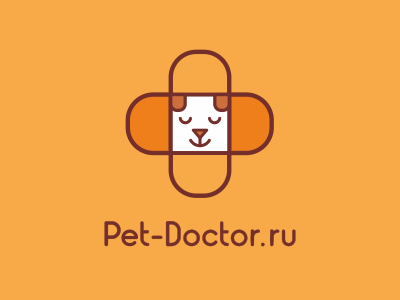 Pet-doctor animal doctor dog logo pet veterinary