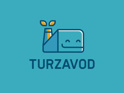 Turzavod factory logo travel whale