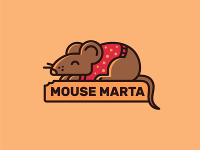 Mouse Marta cozy dot logo mouse polka pullover
