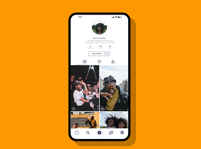 DailyUI 6: User Profile app branding dailyui design figma graphic design socialmedia ui uidesign userprofile video