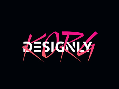 Designly Korg design graphic design illustration l logo typography