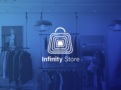 Logo infinity Store branding design graphic design illustration logo