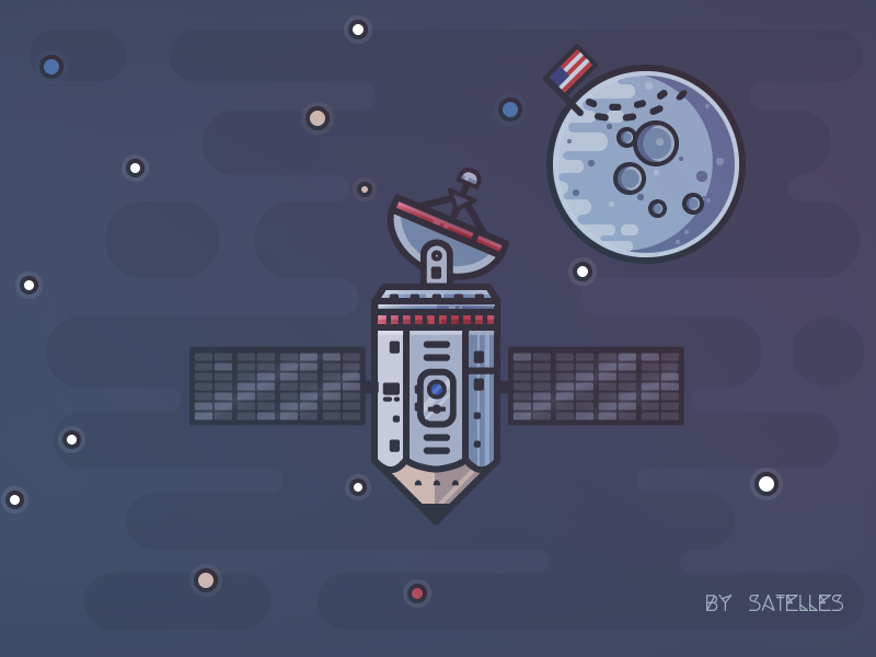 Satellite by Alexander Satelles on Dribbble