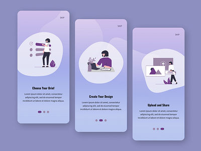 DailyUI #023 - Onboarding 023 challenge collectui daily challenge dailyui dailyui023 design figma illustration mobile onboarding onboardings onboardingscreen ui