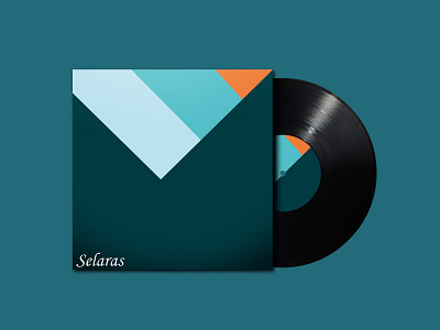 Selaras - album cover for adje ( vinyl version ) 3d branding bussiness card cover album cover music design graphic design icon illustration logo single art vector vinyl art