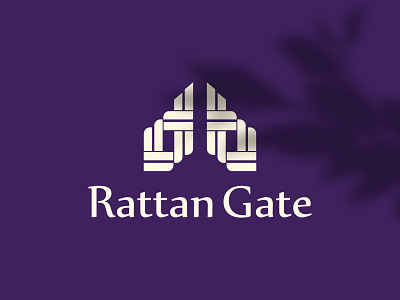 Rattan Traditional Gate - Logo Design asia branding design icon illustration logo traditional typography ui