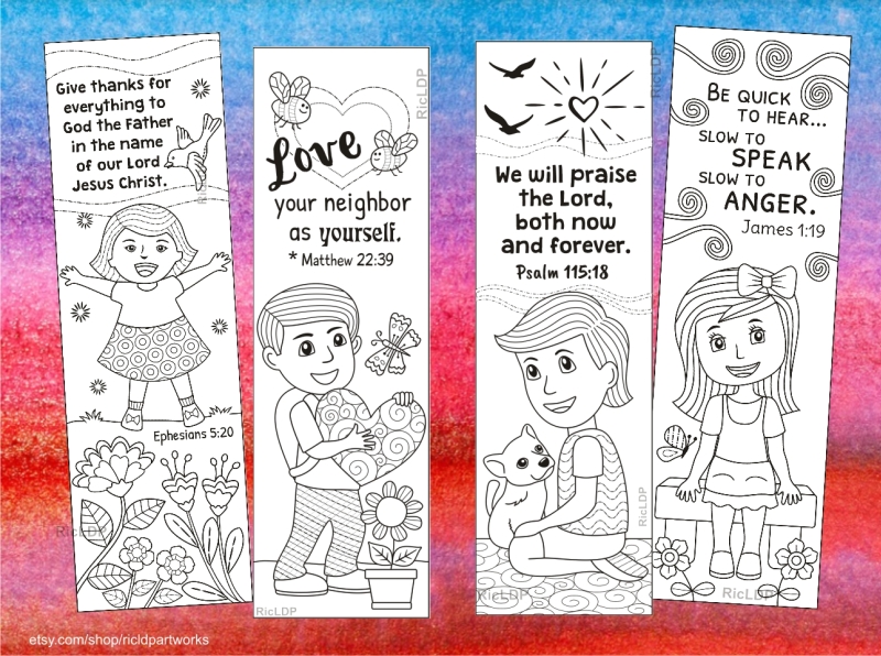 Bible Bookmarks with Kids Images by Eric Dela Paz on Dribbble