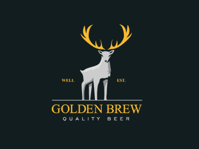 Golden Brew Dribbble by Sorin Tudor on Dribbble