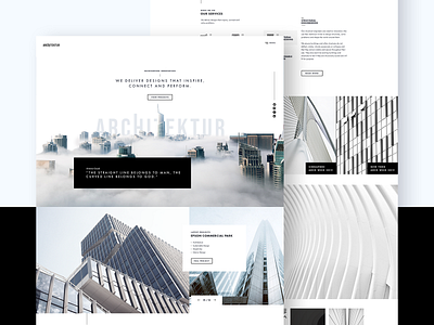 Architektur Website Design