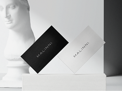 Malinni | logo branding design graphic design l logo typography