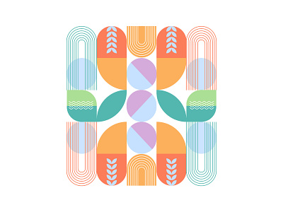 Cheerful Geometric Shapes