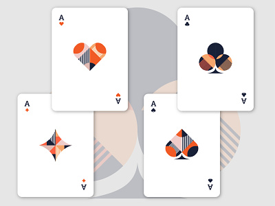 Geometric Poker Card card game card illustration design design art game card geometric art illustration poker card poker design poker game vector art