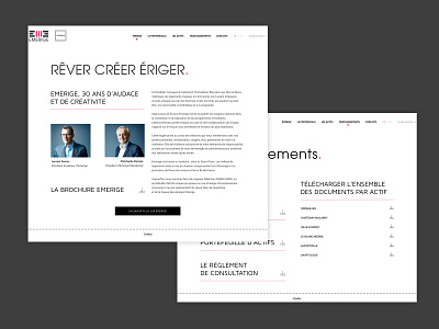 EMERIGE - Content page