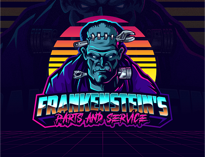 frankenstein's branding design esports games gaming graphic design icon logo mascot vector