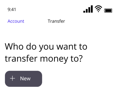 Money Transfer home page