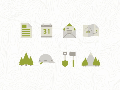 Forestry Icon Set