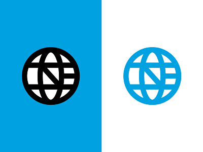 ONE INTL. WIP brand globe identity international logo logomark one school thick lines typography