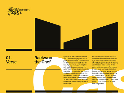 Swiss style Wu-Tang layout tweaks graphic design layout music typography