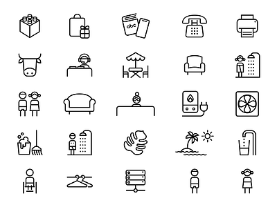 Icon Set for Our New Office