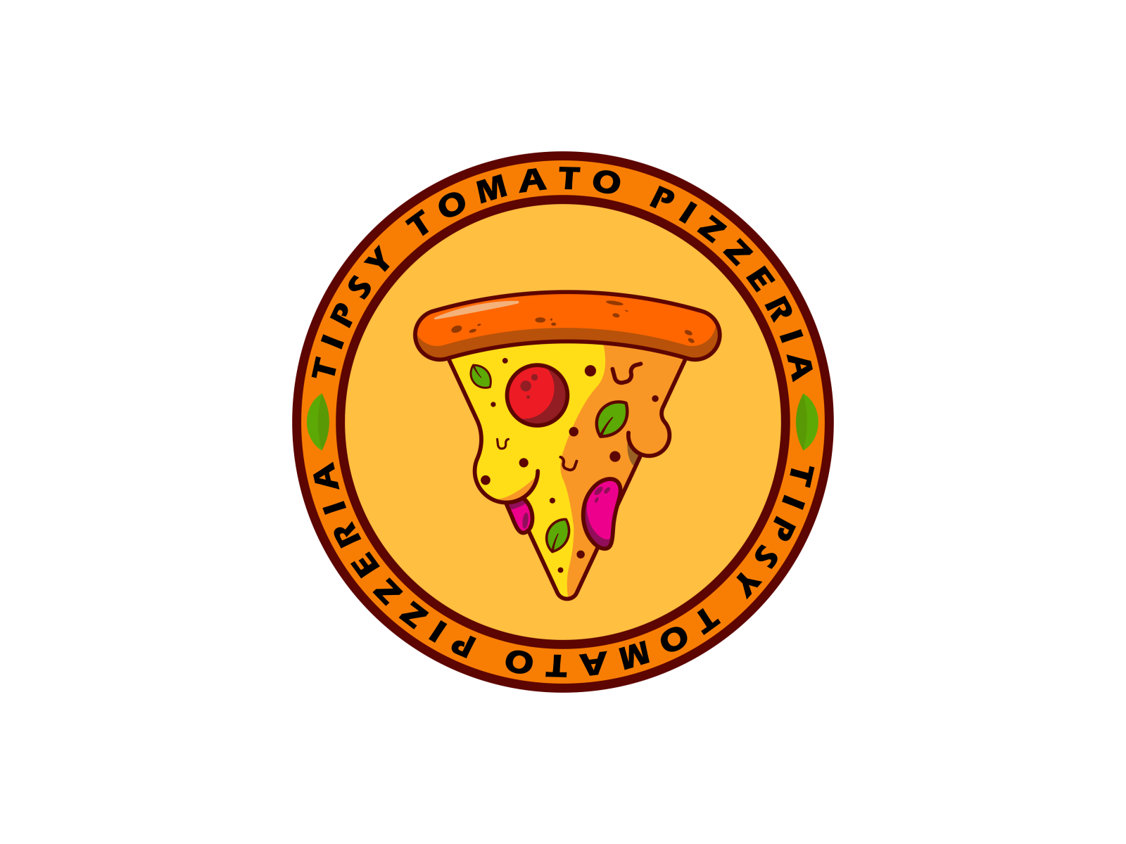 Logo Design For Pizza Restaurant By Himanka Ashan On Dribbble