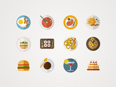 Cafe Icons Set