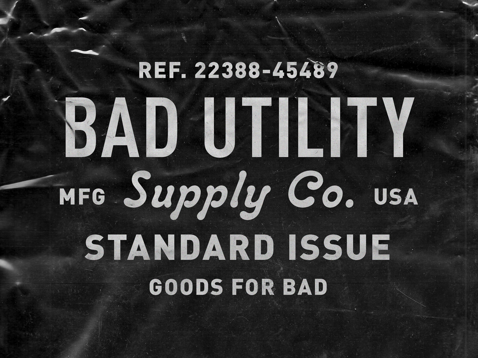 BadUtility. bad utility badge branding design graphic graphic design logo retro texture travis pietsch vector