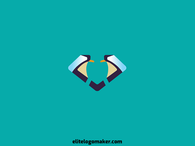 Penguin + Diamond Logo