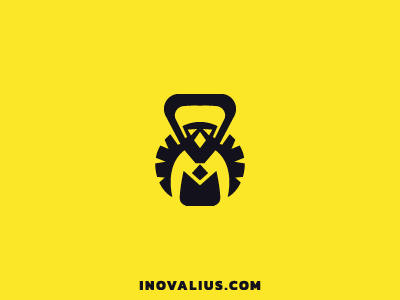 Bird Fitness Logo abstract animal bird fitness kettlebell logo logo design logo for sale logo maker pet shop