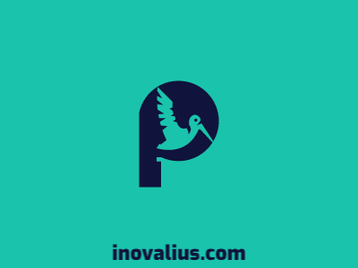 Pelican + P Logo